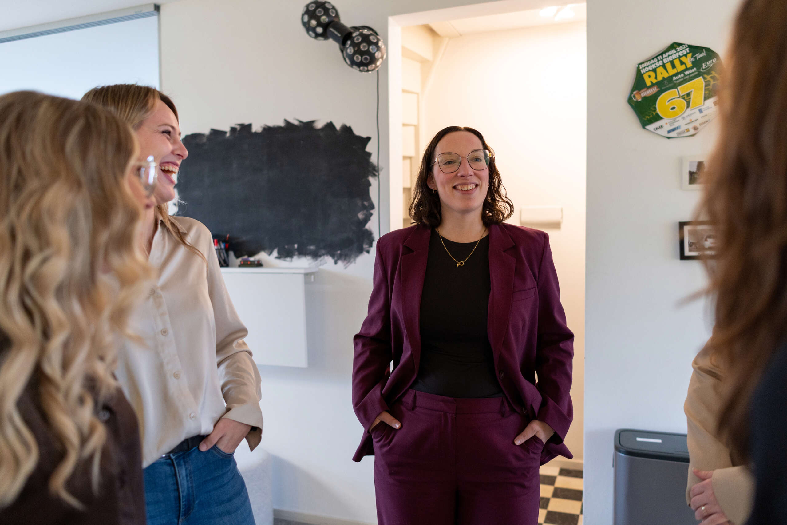 Team van Onest tijdens de dagelijkse standup